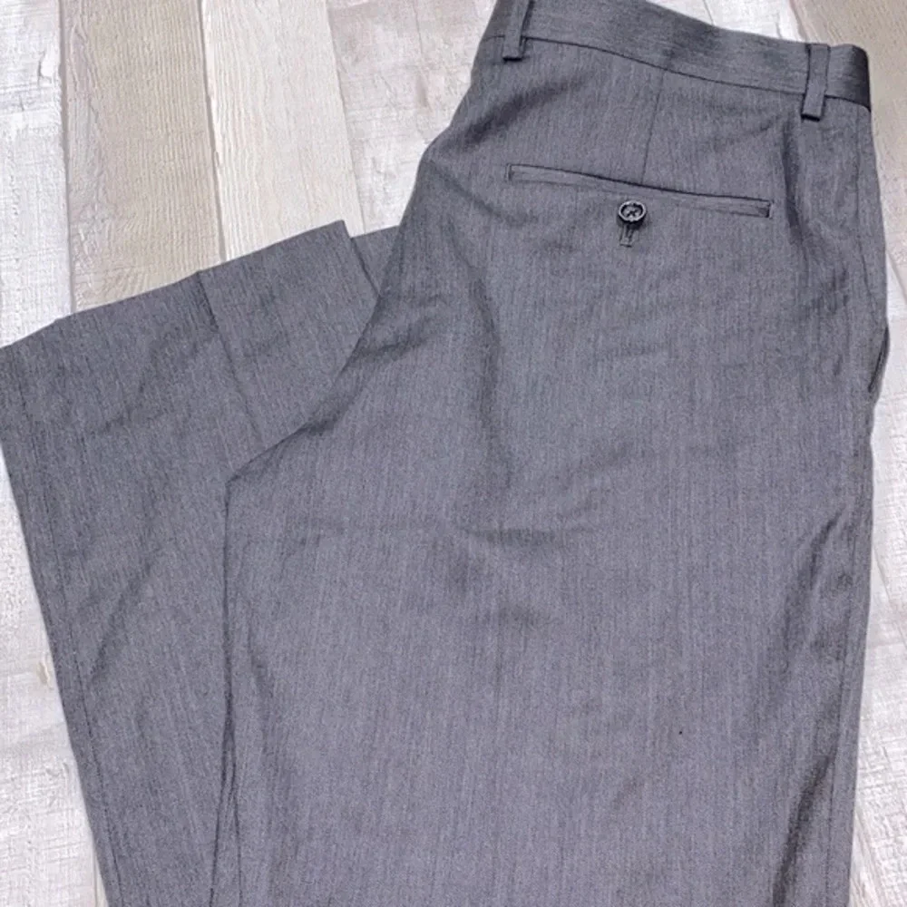 J crew grey wool pants size 32x30